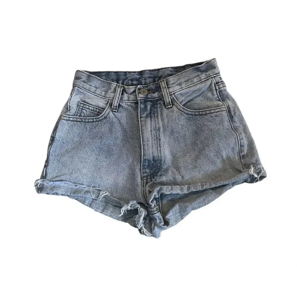 J. GALT Cuffed Denim Shorts Size Small - Picture 1 of 3
